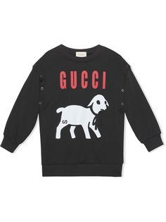 Gucci Kids толстовка с принтом