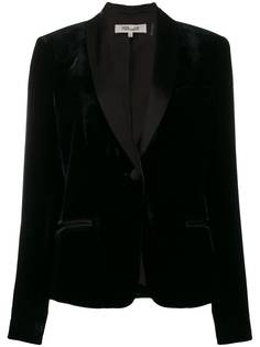 DVF Diane von Furstenberg бархатный блейзер Halzie