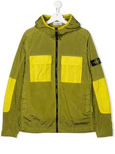 Stone Island Junior ветровка с капюшоном