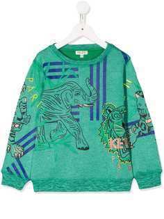 Kenzo Kids джемпер с принтом