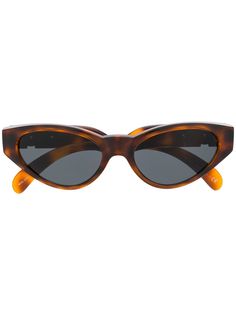 Versace Eyewear солнцезащитные очки в оправе кошачий глаз