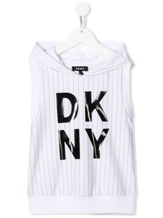 Dkny Kids худи без рукавов с логотипом