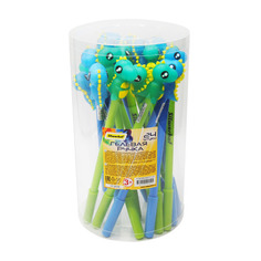 Ручка гелев. Silwerhof Dino (026171-01) d=0.5мм синие линия 0.3мм 24 шт./кор.