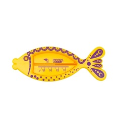 Термометр Lubby Рыбка для воды, цвет: желтый