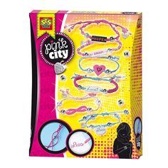 Набор SES-creative Pink City Плетем браслеты с шариками
