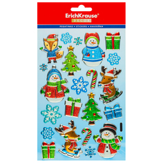 Набор наклеек Erich Krause Зимние каникулы 25х14.5х0.5 см