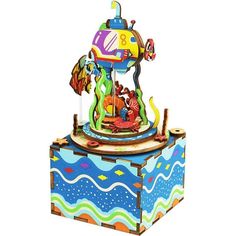 3D конструктор Robotime Музыкальная шкатулка Under The Sea