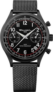 Мужские часы в коллекции Vintage Style Chronograph Мужские часы William L. WLIB01NRMMN