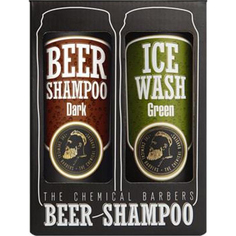 Подарочный набор The Chemical Barbers Восстанавливающий Шампунь для волос с аргановым маслом + Освежающий гель для душа с мятой и эвкалиптом 2x440 мл