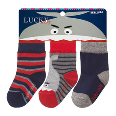 Комплект носков Lucky Child Акула 3 шт 18-20