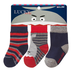 Комплект носков Lucky Child Акула 3 шт 16-18