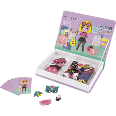 Игровой набор Janod Магнитная книга Девочки в одеждах