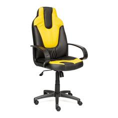 Кресло компьютерное TC жёлтый 124х65х51 см