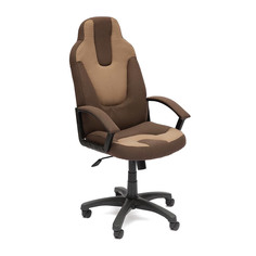 Кресло компьютерное TC коричнево-бежевый 124х60х47 см