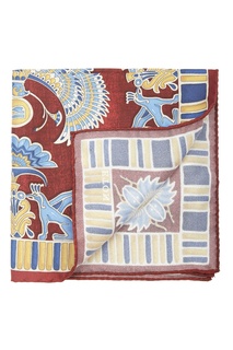 Разноцветный шелковый платок-паше Eton