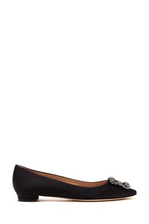 Черные балетки Hangisi Manolo Blahnik