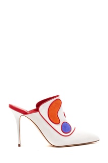 Белые мюли Dubius Manolo Blahnik