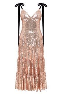 Платье с пайетками цвета розового золота Yana Dress
