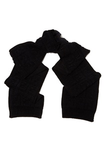 Черный шарф с FF-мотивом Fendi