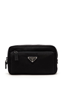 Прямоугольная поясная сумка из нейлона Prada