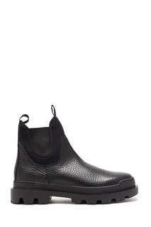 Массивные кожаные ботинки Prada