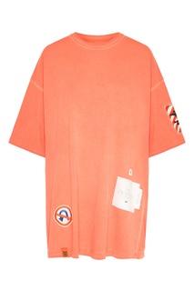 Оранжевая футболка свободного кроя The Road