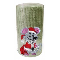 Полотенце для лица (50x90 см) Santa Mouse Подушкино