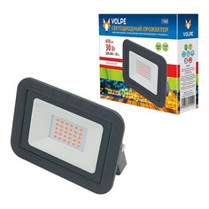 Настенный прожектор ULF-Q511 ULF-Q511 30W/RED IP65 220-240В BLACK картон Volpe