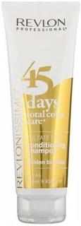 Domix, Шампунь-кондиционер для Золотистых Блондинок RCC 45 Days Shampoo Golden blondes, 275 мл Revlon
