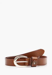 Ремень Mustang Leather belt in 25mm with buckle in polished silver