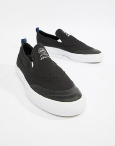 Черные кроссовки-слипоны adidas Skateboarding Matchcourt CQ1132-Черный