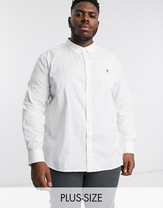 Белая оксфордская рубашка French Connection Essentials Plus-Белый