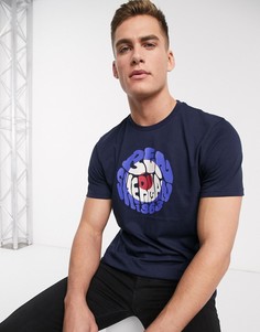Футболка с принтом Ben Sherman-Темно-синий