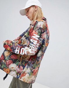 Складывающаяся спортивная куртка с цветочным принтом и логотипом Herschel x Hoffman voyage-Мульти