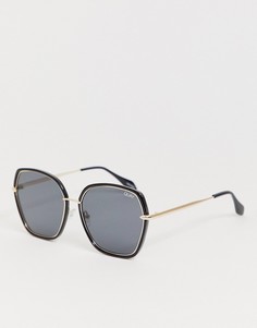 Черные квадратные солнцезащитные очки Quay Australia Verve-Черный
