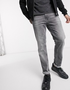 Серые джинсы слим Burton Menswear-Серый