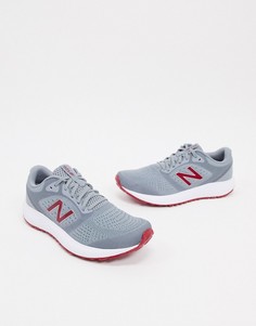 Серо-красные кроссовки New Balance 520-Серый