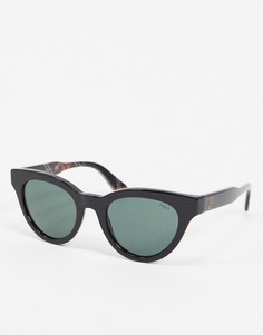 Солнцезащитные очки "кошачий глаз" Polo Ralph Lauren 0PH4157-Черный