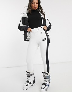 Лыжные байкерские брюки слим в стиле колор блок ASOS 4505-Мульти