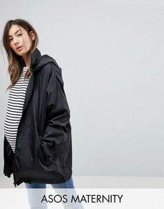 Дождевик ASOS DESIGN Maternity-Черный