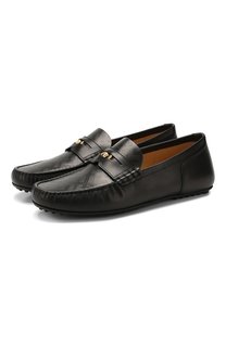 Кожаные мокасины Versace