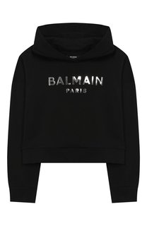 Укороченное худи Balmain