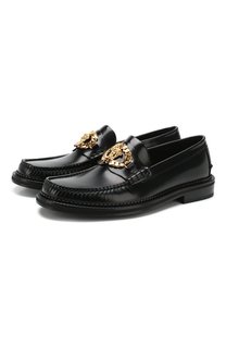 Кожаные лоферы Versace