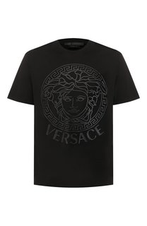 Хлопковая футболка Versace