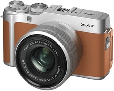 Цифровой фотоаппарат Fujifilm X-A7 Kit 15-45 (коричневый)
