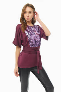 Блуза DM01747PP lilac D&M by 1001 Dress