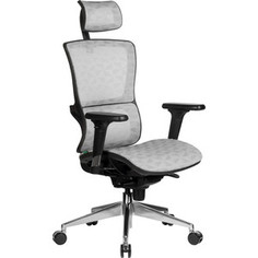 Кресло Riva Chair RCH A8 пластик черный/сетка серая