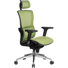 Кресло Riva Chair RCH A8 пластик черный/сетка зеленая
