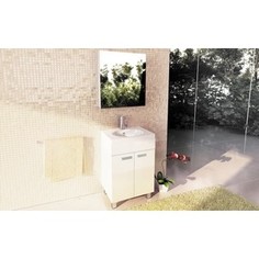 Мебель для ванной Comforty Чезана 60 белый глянец