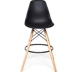 Стул TetChair Secret De Maison Cindy Bar Chair (mod. 80) ножки натуральный, перекладины, сиденье и спинка черный